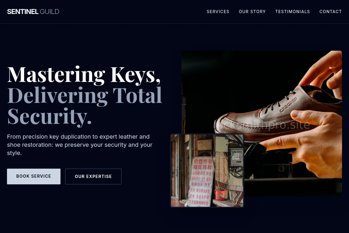 Shield Key Cutting Shoe Repair Shop